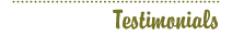 Testimonials